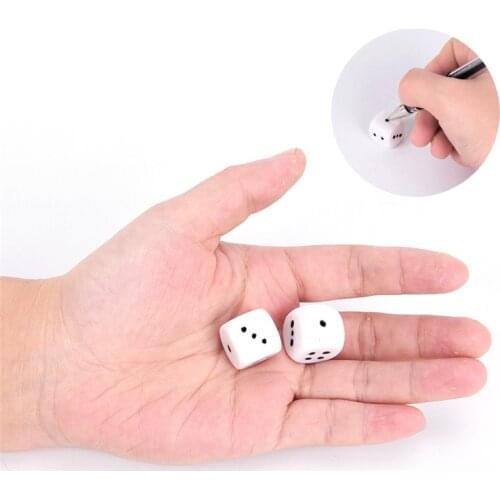 10PCS/Lot DIY 16mm Gaming Dice Standard Six Sided Round Corner Die RPG For Birthday Parties Other Game Accessories
