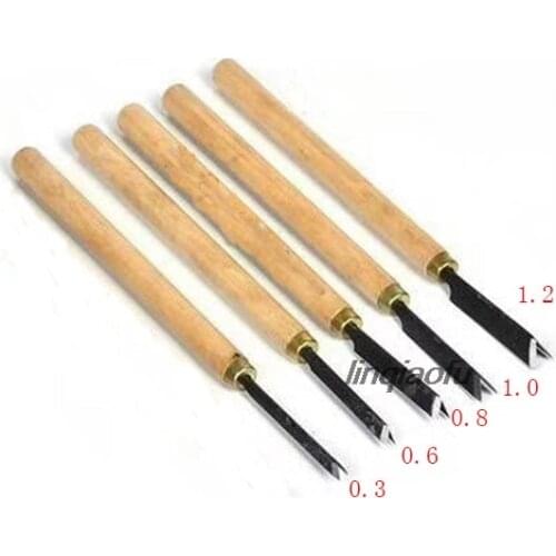 Wood carving tool carving knife V-shaped knife