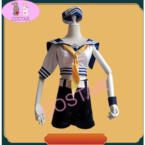 Game Identity V Fisher Girl Oceangoing Voyage Day Sailor Uniform Suit Cosplay Costume Carnival Halloween Party Outfit For Women