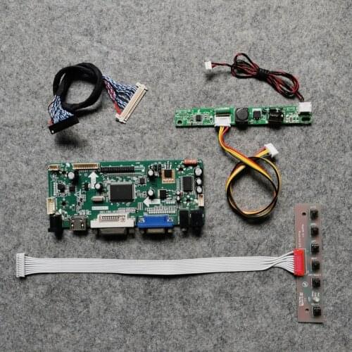 LDE 60Hz 1920*1080 30-Pin LVDS Fit LM230WF7/LM230WF8/LM230WF9/LM230WFA matrix VGA+DVI monitor drive board DIY kit M.NT68676