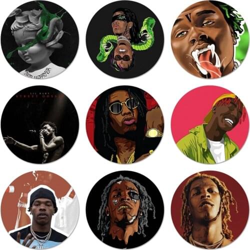 Lil Baby Rapper hip hop Icons Pins Badge Decoration Brooches Metal Badges For Backpack Decoration