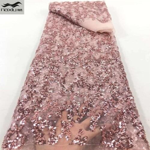 Madison African Guipure Lace Fabric 2021 High Quality Lace Nigerian Cord Lace Fabrics Smooth Water Soluble For Party Material