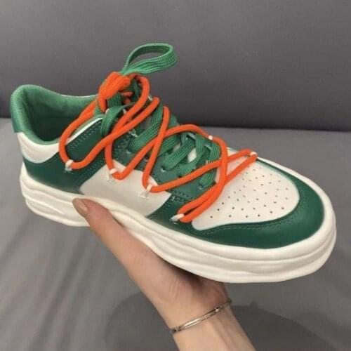 Chunky Sneaker Fashion Shoes Woman Spring Summer Flats Lace Up Women Running Sports Casual Shoes