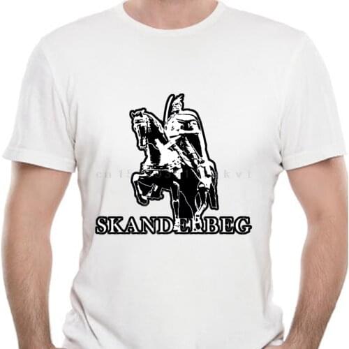 Men Funny T Shirt Fashion tshirt Skanderbeg Albanian Kosovo Albania Women t-shirt