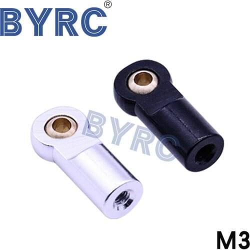 10Pcs 3mm Thread 23mm Length Metal M3 Link Tie Rod End Ball Joint for 1/10 RC Car Crawler AXIAL SCX10 D90 D110 Tamiya CC01