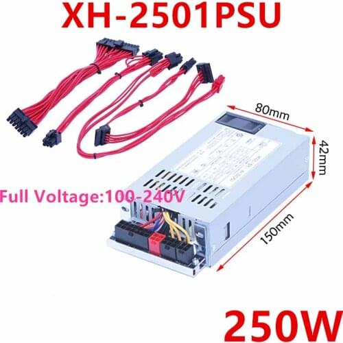 New PSU For Xinhang AIO ITX FLEX NAS GEN8 Small 1U 250W Power Supply XH-2501PSU
