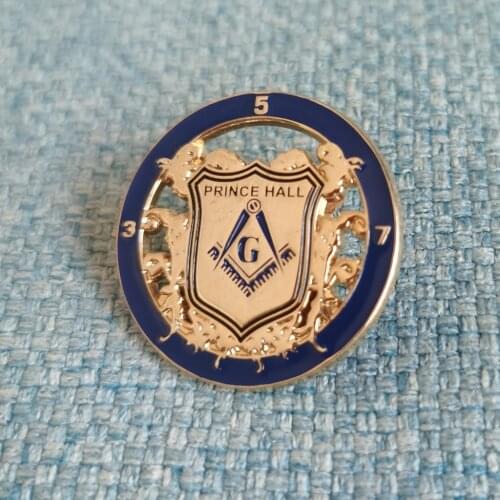 Factory Wholesale 1.25" Prince Hall 357 Large Lapel Pin