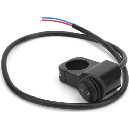 22mm 7/8in Motorcycle Handlebar Switch Headlight Hazard Fog Lamp On Off Button Kill Switch Accessory for Motorcycle ATV UTV