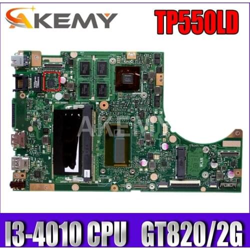 SAMXINNO For ASUS TP550LD Laotop Mainboard TP500LA TP500LN TP500LD TP500L TP500 Motherboard with GT820/2G I3-4010U