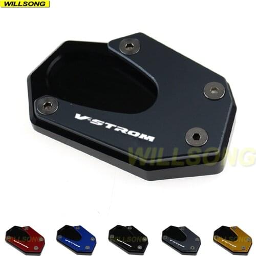 Side Kickstand Stand Extension Support Plate Enlarge For SUZUKI DL1000/XT DL1050/XT V-STROM Motorcycle Accessories