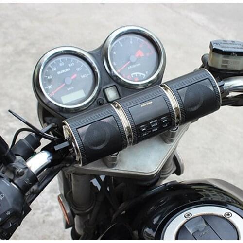 Waterproof BT Motorcycle Stereo Speaker MP3 Audio System USB AUX Radio Motorcycle Speaker