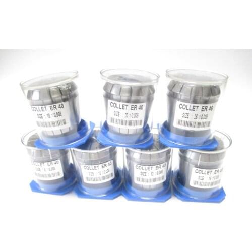 High accurate 0.008mm ER40 Collet Chuck Holder Collets 3-26mm New Collet Chuck Holder