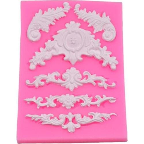High Quality Sculpted Vintage Flower Lace Silicone Fondant Cake Decor Sugar Icing Mold Useful Bakeware Cake Tools Kitchen Tools