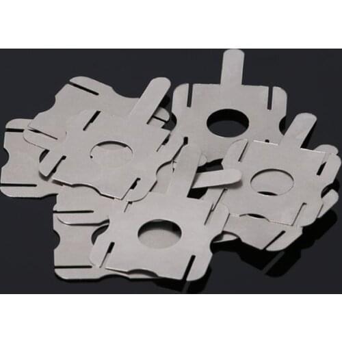 10PCS 18650 Lithium Batteries Nickel Spot Welding U-shaped Piece Connector T6 Battery