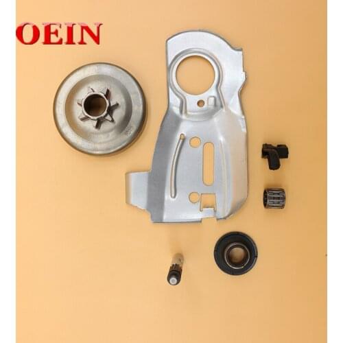 325" 7T Clutch Drum Oil Pump Piston Plate Worm Gear Kit For Husqvarna 340 345 Gas Chainsaw Replacement Parts 503875701 578097901