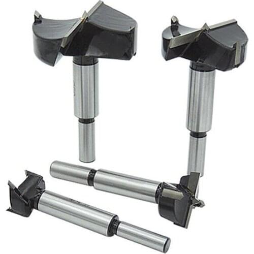 4 Pcs/set Drilling Pilot Holes Drill Bit Wood Drilling Woodworking Hole Opener Bit Hinge Boring Woodworking Hole Saw Cutter 40mm