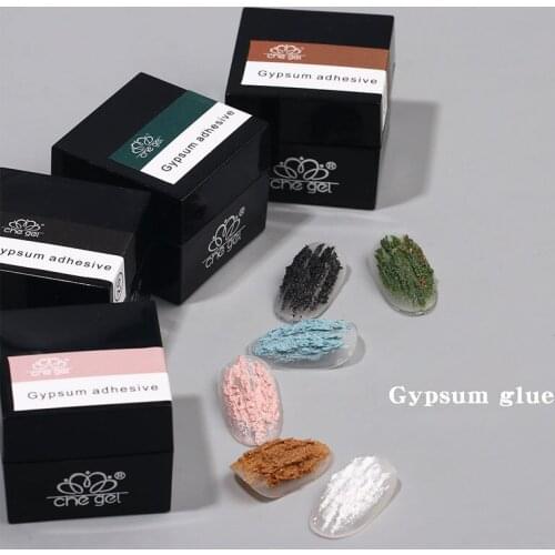 6Colors3D Sculpture Nail Gel DIY Nail Art Painting Carved Plasticine UV Gel Varnish Nail Plaster Glue Easy To Apply Sticky TSLM2