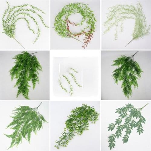 1 Piece Simulation Simulation plant wall mounted Persian rattan Decorative Home Decoration Fresh Wind Green Plant