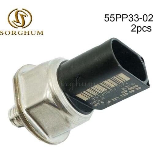 2PCS For Mercedes-Benz Fuel Pressure Sensor A2711530328,55PP33-02,2711530328