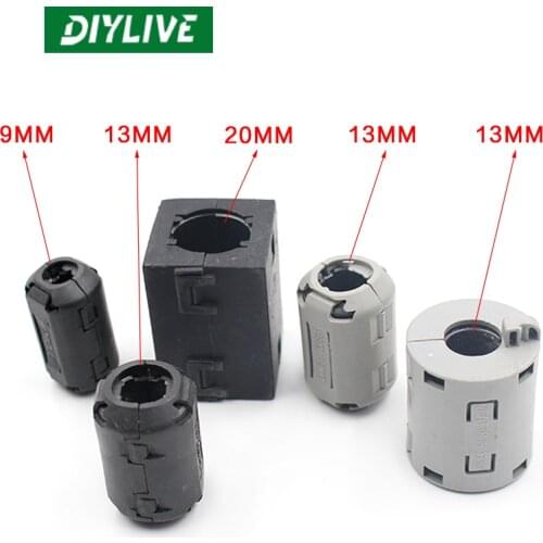 DIYLIVE Filter ring anti-interference magnetic ring Clasp shielded wire ring 20mm large hole custom anti-static magnetic ring