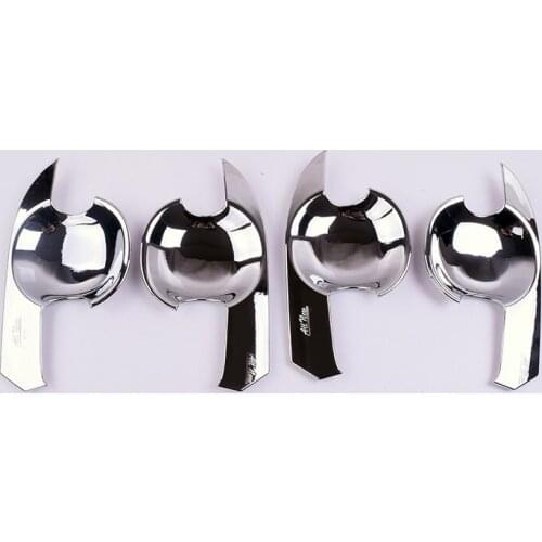 For Suzuki Vitara Escudo 2015 2016 2017 Side Door Handle Bowl Protection Instert Cup Cover Trims Frames Car Accessories 4PCS/set