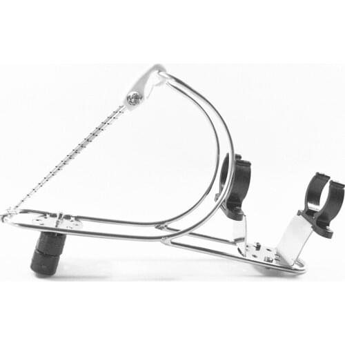 Boat Marine Stainless Steel Horseshoe Lifebuoy Bracket Life Buoys Ring Holder Accessories 1Pcs