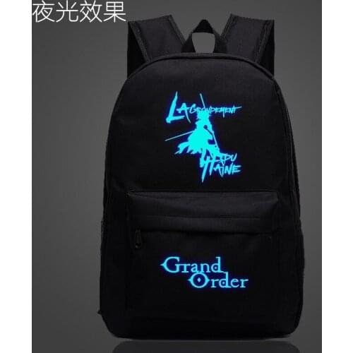 IVYYE Fate Fashion Oxford Backpacks Shine Rucksacks Night Light Backpack Casual Luminous Travel Knapsack Unisex Gifts New