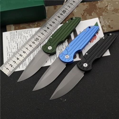Pocket Knife Prote TR-4.3 Fast Opening T6-6061 Handle Single Action Tactical Hunting Fishing EDC Survival Tool Knives