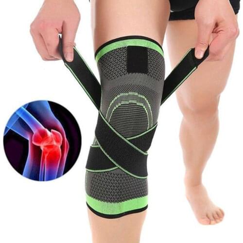 1PC Knee Support Compression Knee Brace Professional Protective Knee Pad Breathable Bandage Knee Brace Basketball Tennis Cycling