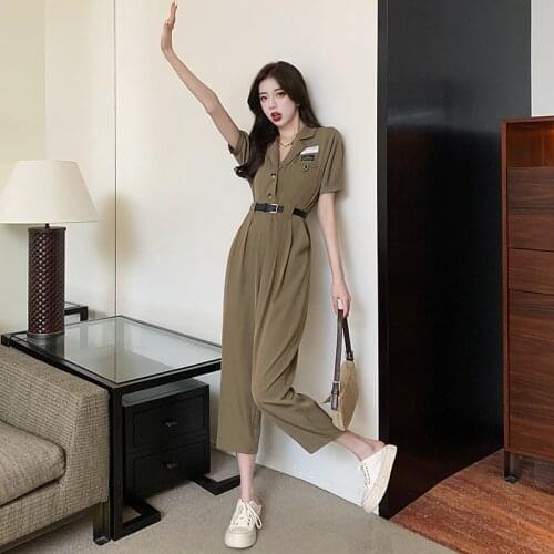 Korean Womens Suit Overalls Suits for Women 2020 Women Pants Set Womens Summer Suit Womens Suit for Office Sets Women Outfits