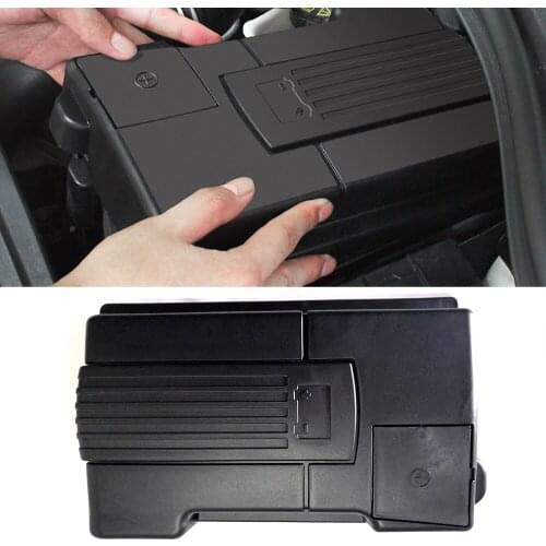 For SEAT Leon MK3 2013-2019 Car Engine Battery Positive Negative Anode Protection Cap Dustproof Cover Rustproof Shell