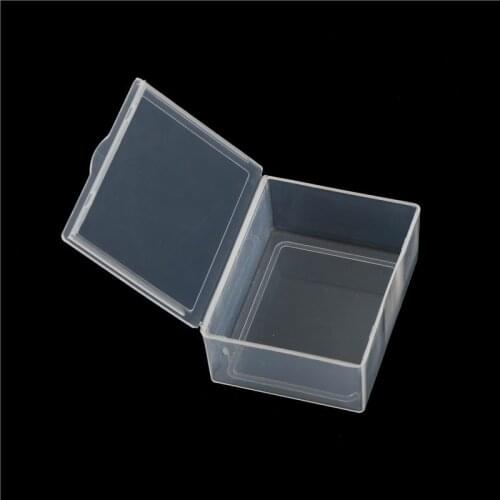 Square Plastic Transparent Storage Box Jewelry Beads Container Fishing Tools Accessories Box Small Items Sundries Organizer Case