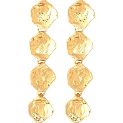 Lalynnly Fashion Statement Earrings 2019 For Women Geometric Hanging Dangle Long Earrings Modern Female Brand Jewelry E7232