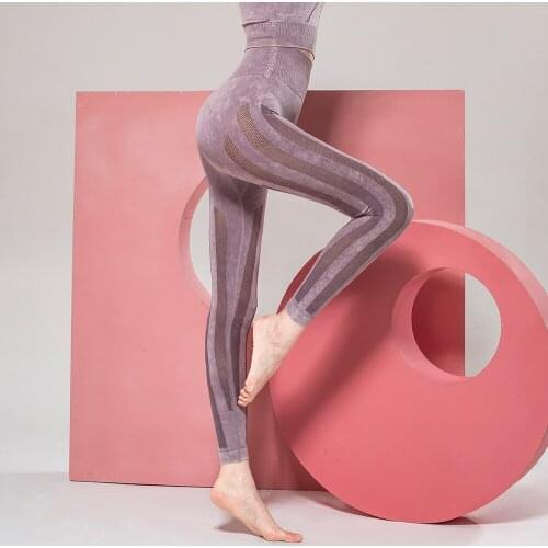 Fitness High Waist Legging Tummy Control Seamless Energy Gymwear Workout Running Activewear Yoga Pant Hip Lifting Trainning Wear