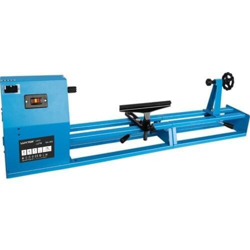 LUXTER 550W Multifunctional Woodworking Lathe Adjustable Speed Bench Lathe Household DIY Woode Lathe (Extended Rail)