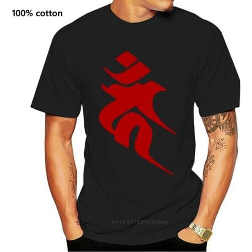 Men tshirt Fudo Myo O Japanese Buddhist Bonji Mantra Slim Fit T Shirt women T-Shirt tees top