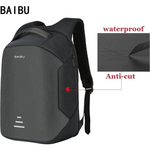 Men Women Multifunction bag USB Charging Backpack Anti-theft 15.6" Laptop Backpack waterproof Business Large Travel bag