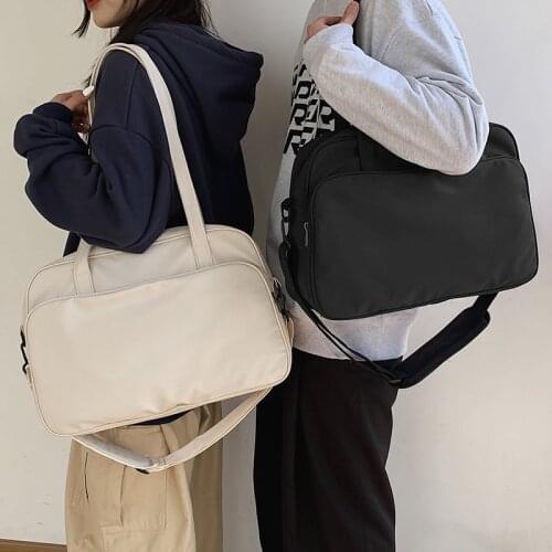 Nylon Waterproof Fashion Travel Bag Large Capacity Sports Gym Bags Trendy Lightweight Crossbody Bags