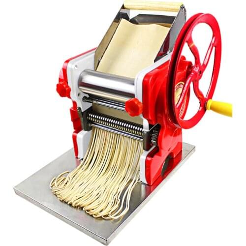 New Household Manual noodles machine stainless steel pasta machine Pasta Maker Machine Commercial Use 18cm noodle roller width