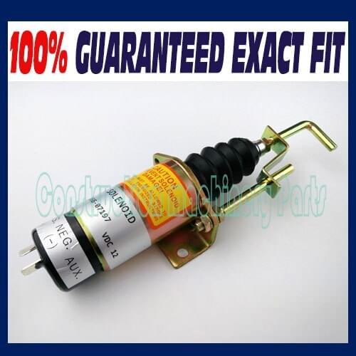 NEW FUEL SHUT-OFF SOLENOID FITS LISTER PETTER APPLICATIONS 1502-12C7U2B2S1