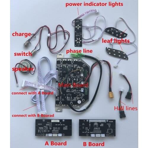 Original Factory DIY 6.5/8/10 Inch Scooter Motherboard Controller For Self Balance Smart Scooter Accessories Hoverboard 36V