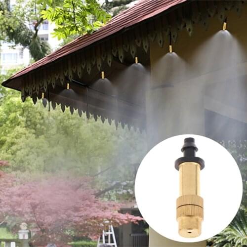 1pcs Adjustable Micro Drip Irrigation Misting Brass Nozzle Garden Spray Cooling Parts