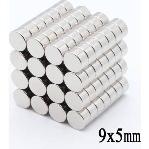 50 Pieces 9x5 mm Strong Rare Earth NdFeB Magnet Neodymium N35 Magnetic Materials 9x5 mm strong magnetic