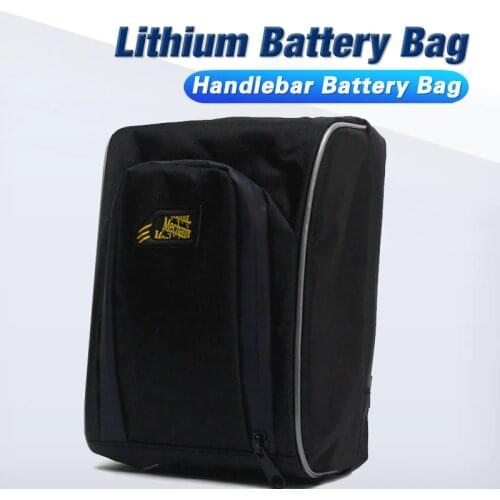 Handlebar Battery Bag Front Bag For Electirc Bicycle lithium battery Bag Bicycle bag For Folding Bike Mountain bike