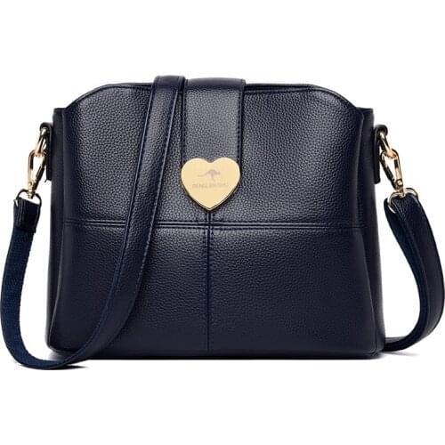 Womens PU Leather Shoulder Bags Tote Handbags Female Designer Crossbody Bags Leisure Fashion Ladies Purses