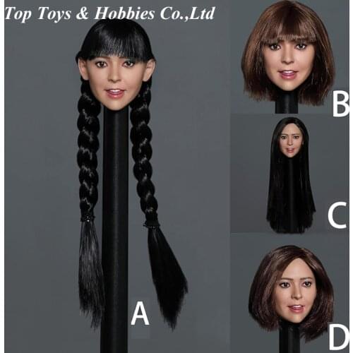 1/6 Asia Girl Smile dimple Head GACTOYS GC038 Fit 12" Female action figure body in stock