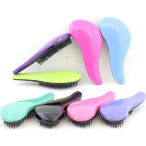 1pc Hot Magic Handle Comb Anti-static Massage Shower Hair Brush Salon Styling Exquite Professional Useful Hair Styling Tool Comb