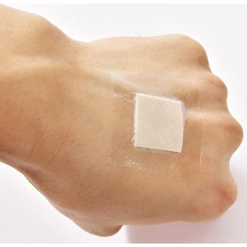 50pcs Square Shape Band Aid Waterproof Large Size Home Use Dressing Wound Emergency Bandage Patches Y5f8