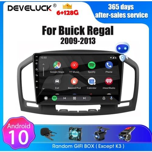 Android 10 For Buick Regal Opel 2009-2013 Car Radio Multimidia Video Player Stereo Carplay 2 Din DVD accessories speakers audio