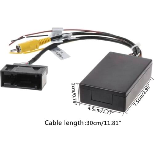 Car Backup Camera Rearview RGB To AV Converter Adapter Box For VW Volkswagen New